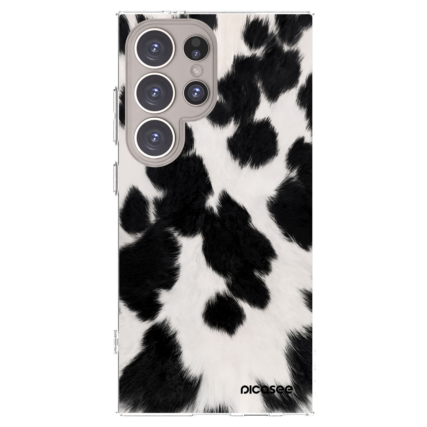 Picasee silikónový prehľadný obal pre Samsung Galaxy S24 Ultra S928B 5G - Black Moo