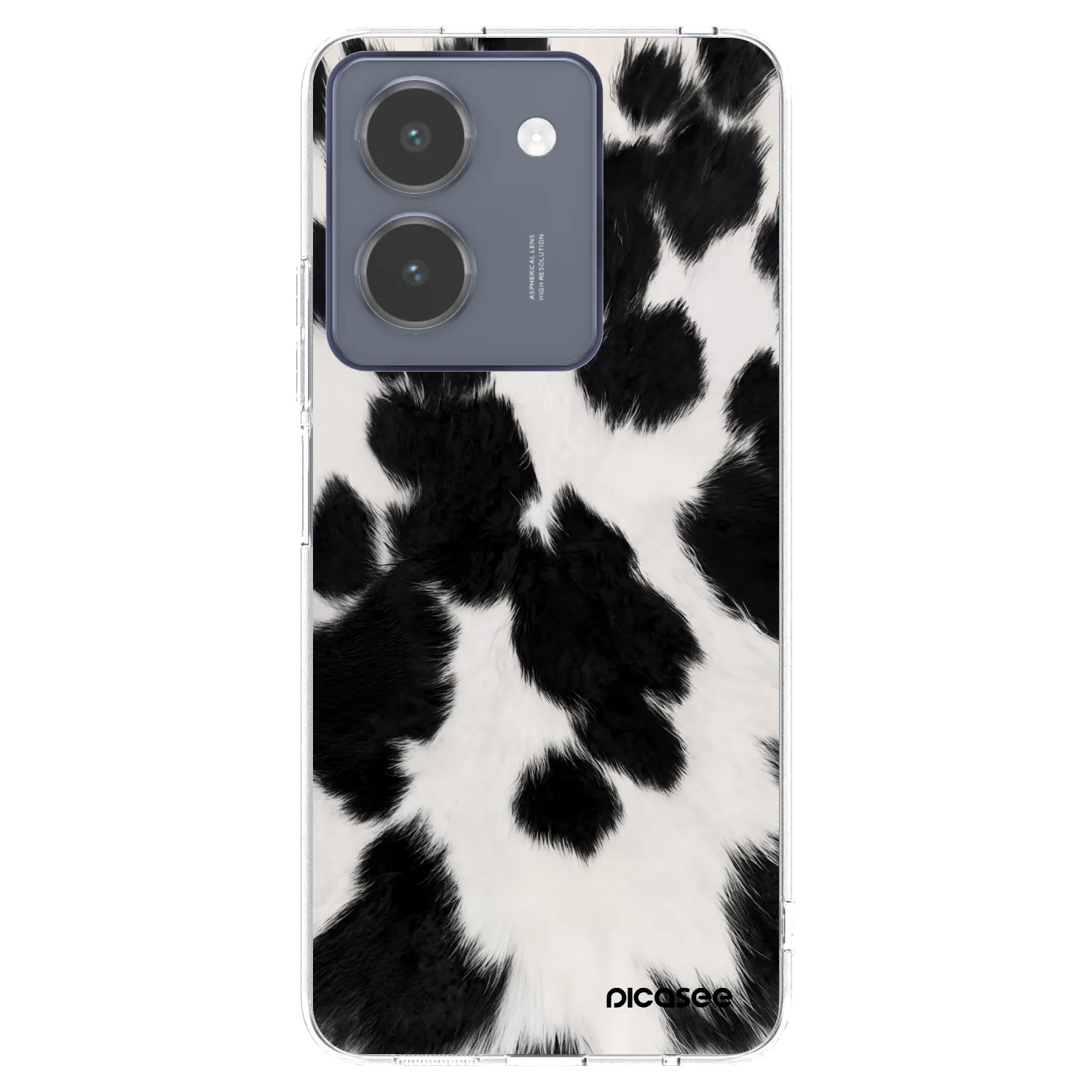 Picasee silikónový prehľadný obal pre Vivo Y36 4G - Black Moo