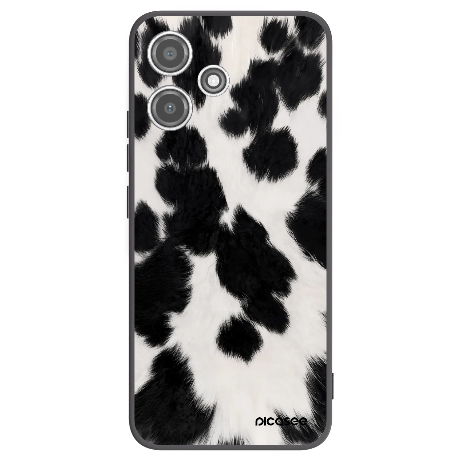 Picasee silikónový čierny obal pre Xiaomi Redmi 12 5G - Black Moo
