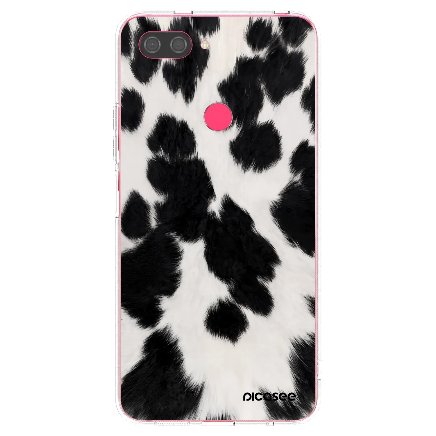 Picasee silikónový prehľadný obal pre Xiaomi Mi 8 Lite - Black Moo