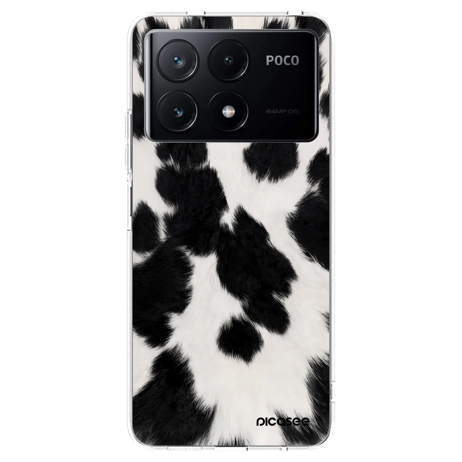 Picasee silikónový prehľadný obal pre Xiaomi Poco X6 Pro - Black Moo