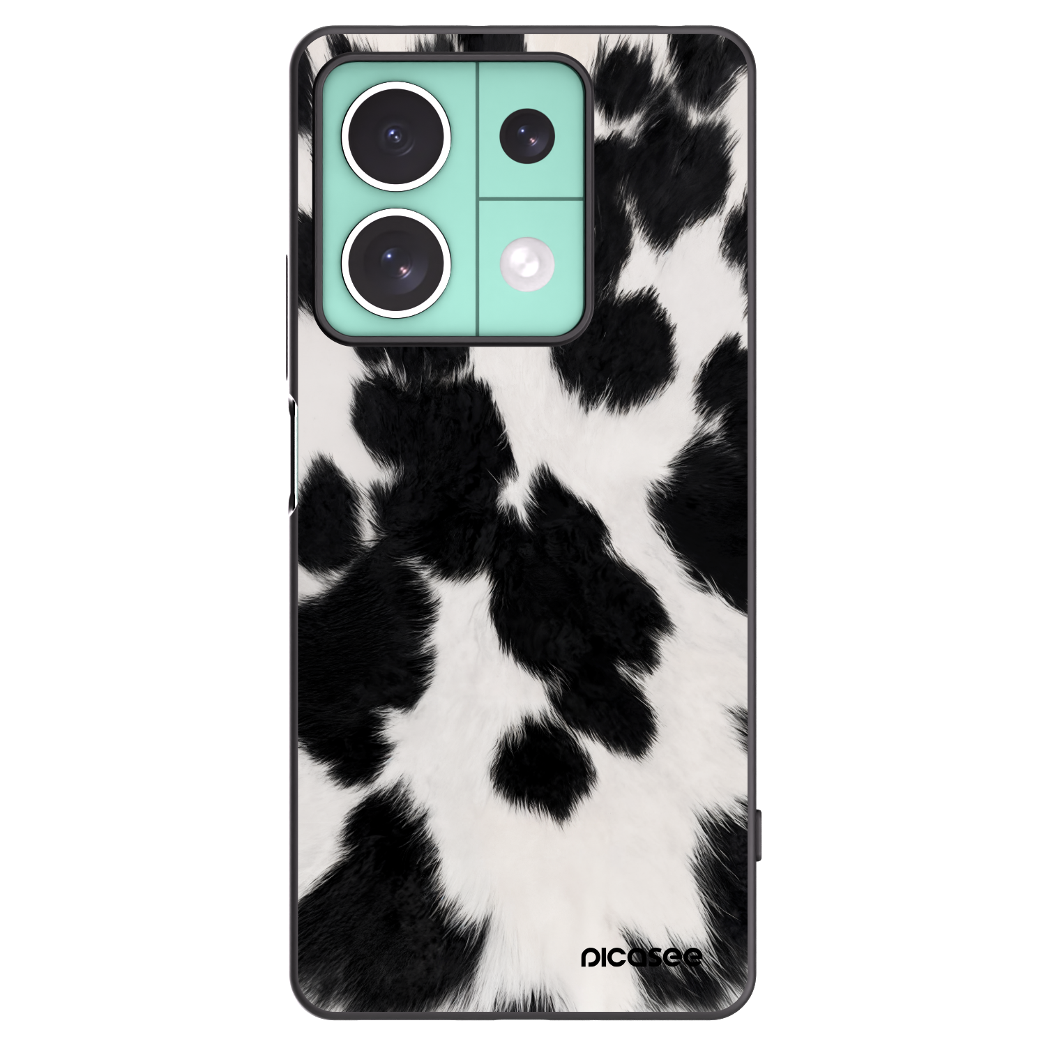 Picasee silikónový čierny obal pre Xiaomi Redmi Note 13 5G - Black Moo