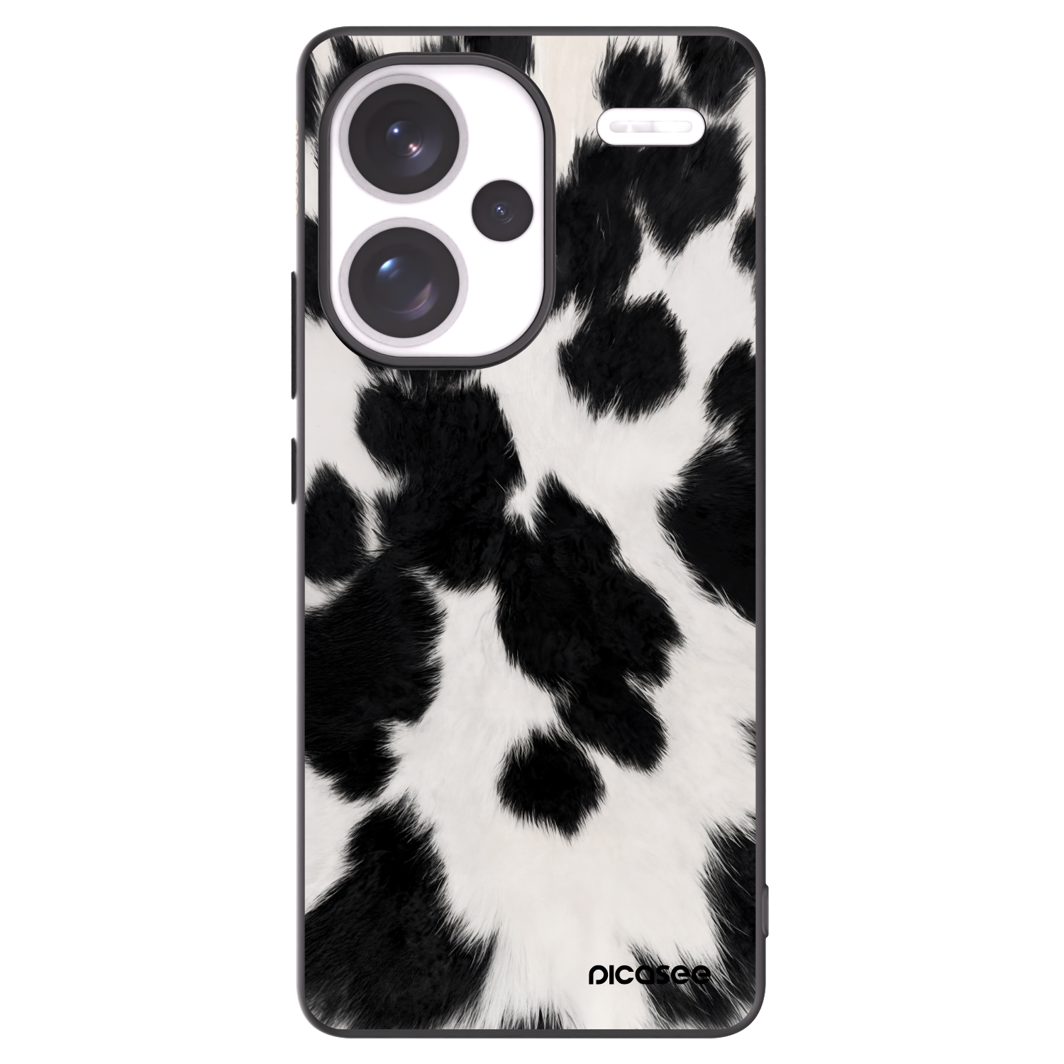 Picasee silikónový čierny obal pre Xiaomi Redmi Note 13 Pro+ 5G - Black Moo