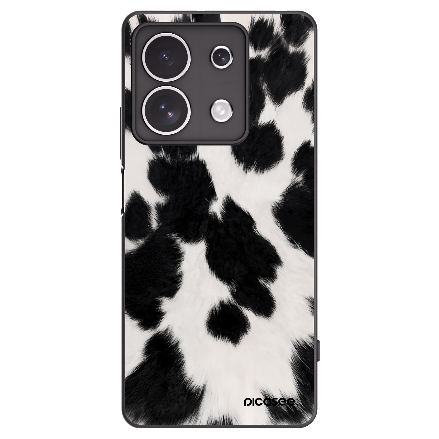 Picasee silikónový čierny obal pre Xiaomi Redmi Note 13 4G - Black Moo