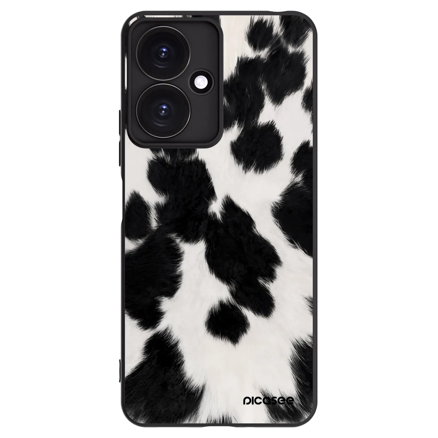 Picasee silikónový čierny obal pre Xiaomi Redmi 13C 5G - Black Moo