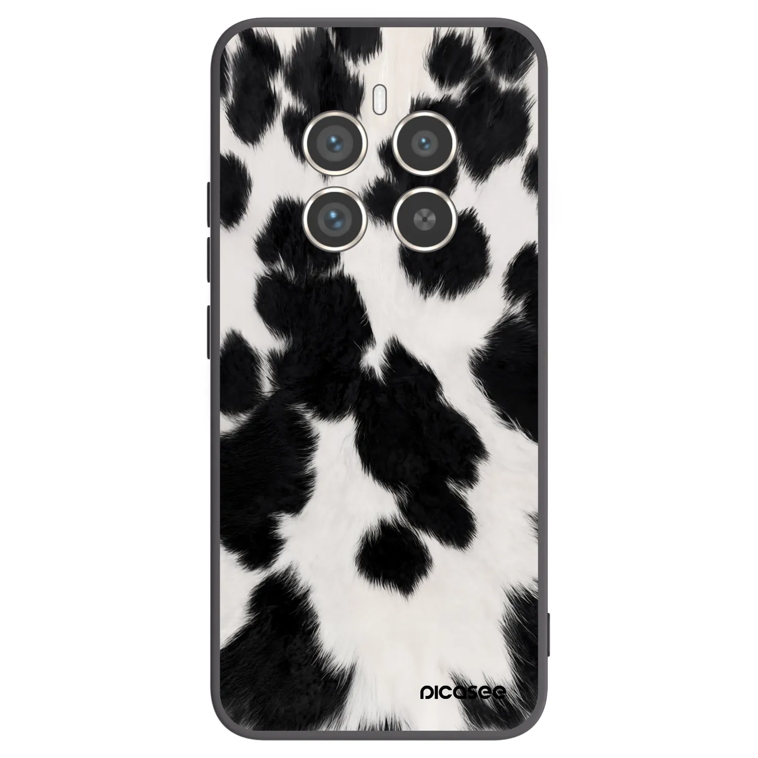 Picasee silikónový čierny obal pre Realme 12 Pro 5G - Black Moo