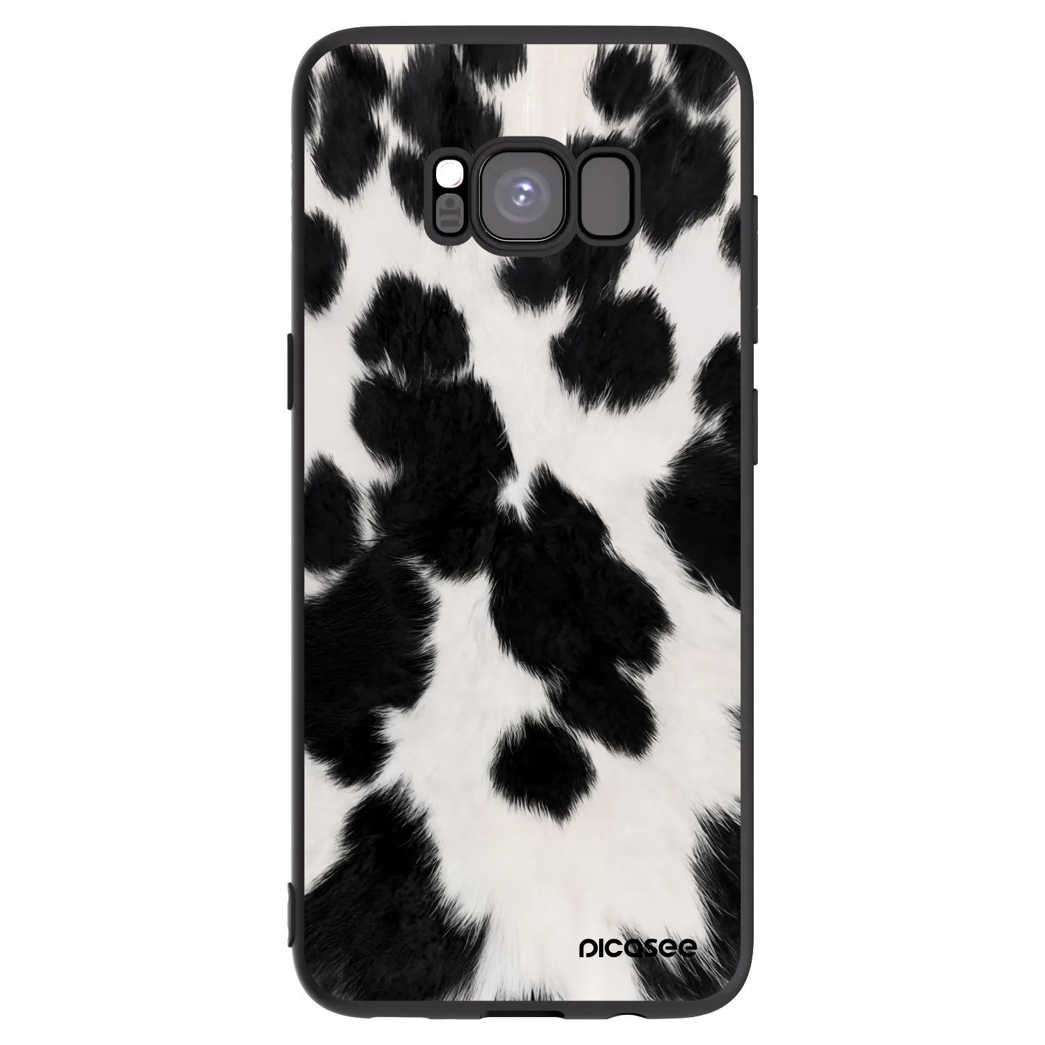 Picasee silikónový čierny obal pre Samsung Galaxy S8 G950F - Black Moo