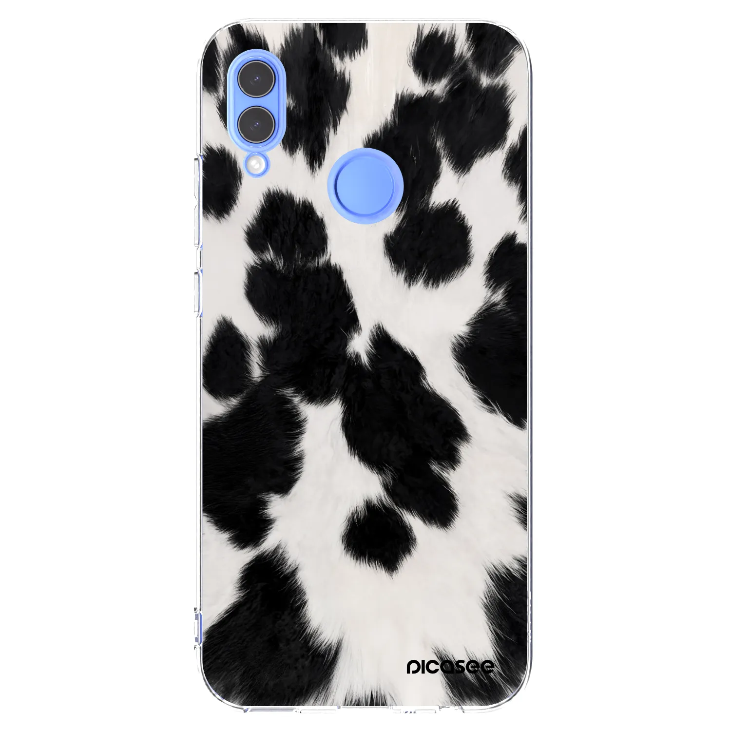 Silikónový prehľadný obal pre Huawei P Smart 2019 - Black Moo