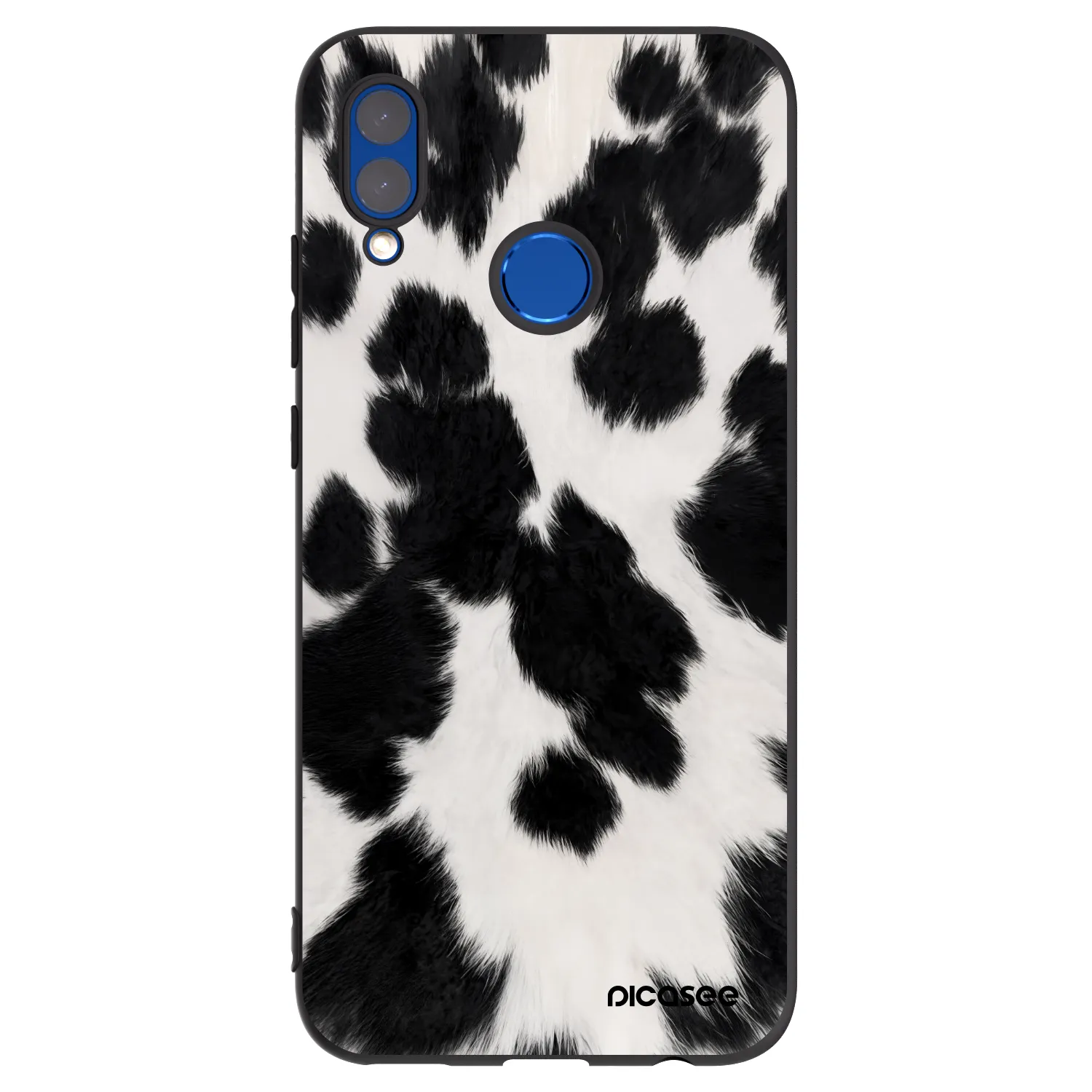 Picasee silikónový čierny obal pre Honor 10 Lite - Black Moo