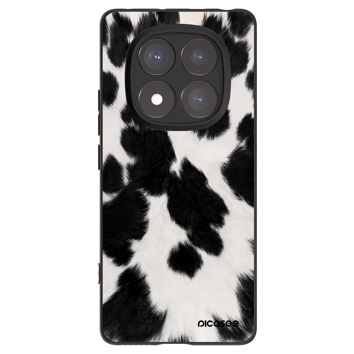 Picasee silikónový čierny obal pre Xiaomi Redmi Note 14 Pro+ 5G - Black Moo