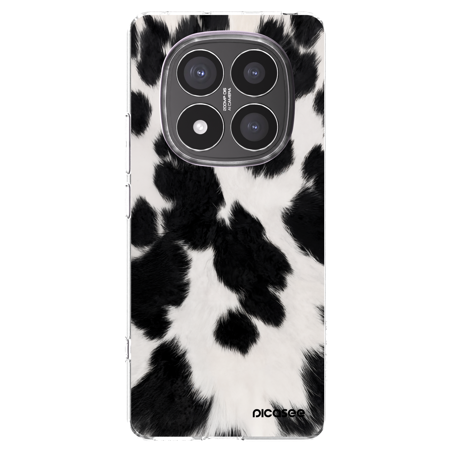 Picasee silikónový prehľadný obal pre Xiaomi Redmi Note 14 Pro+ 5G - Black Moo
