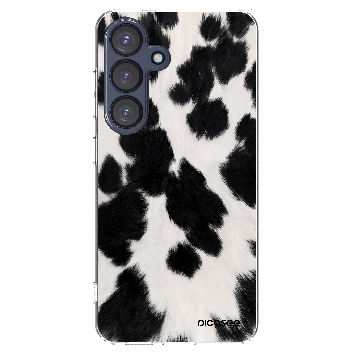 Picasee silikónový prehľadný obal pre Samsung Galaxy S25 5G - Black Moo