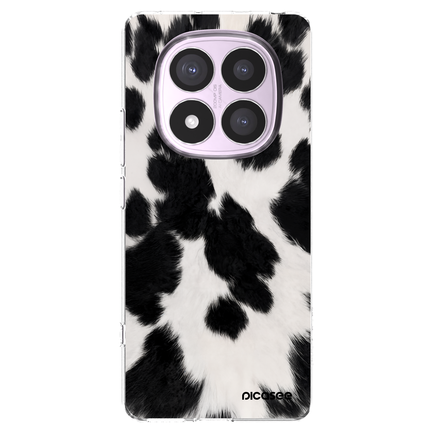 Silikónový prehľadný obal pre Xiaomi Redmi Note 14 Pro 4G - Black Moo
