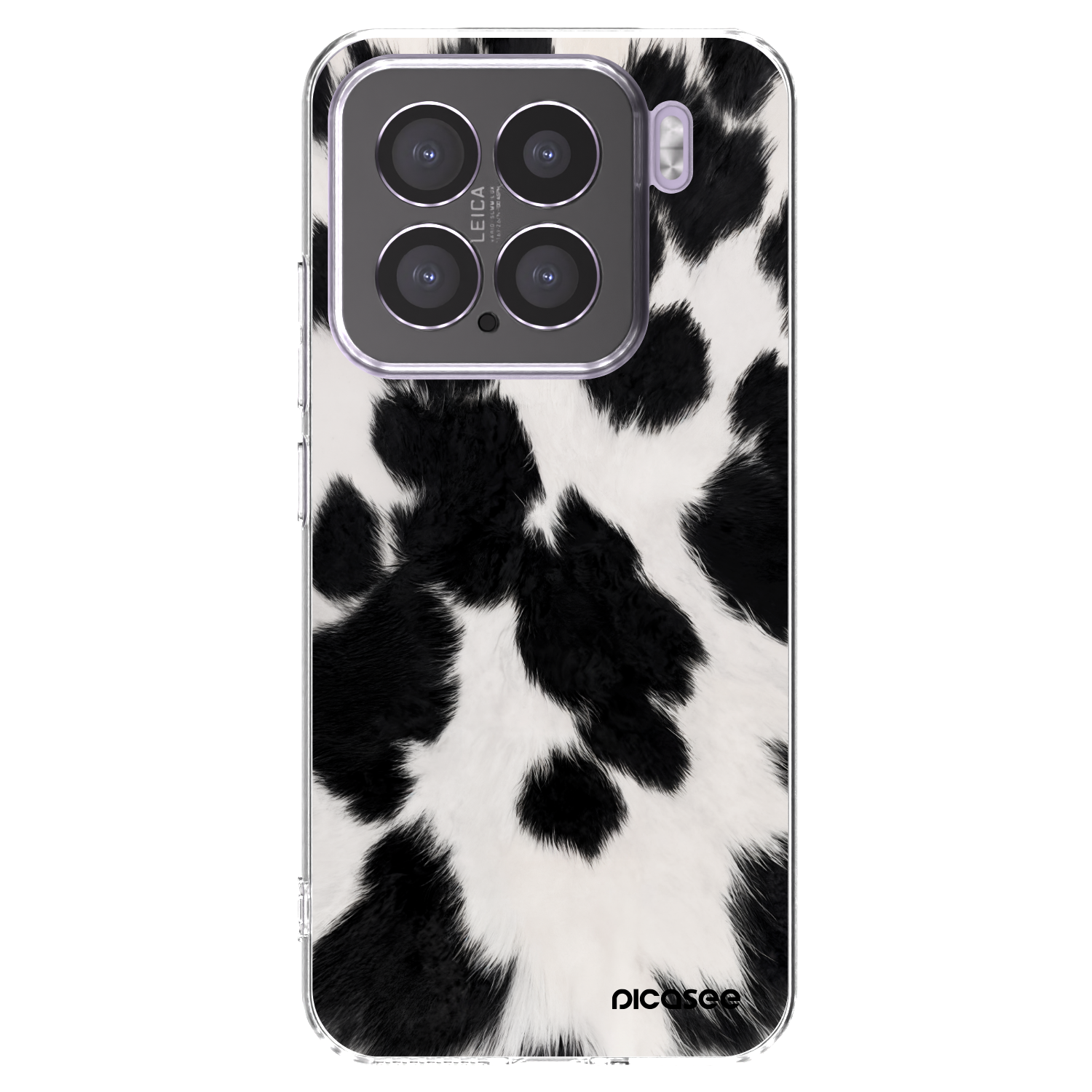 Silikónový prehľadný obal pre Xiaomi 15 - Black Moo