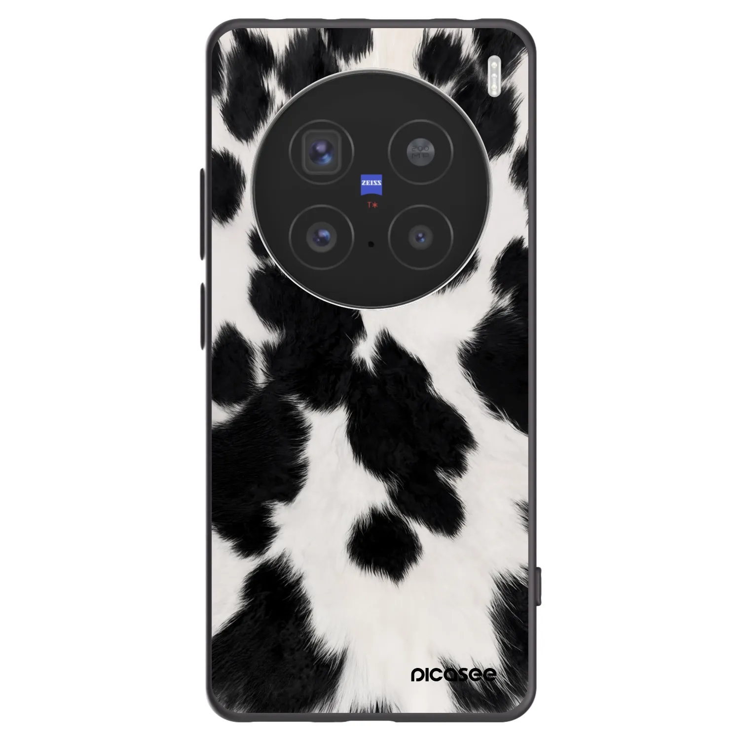 Picasee silikónový čierny obal pre Vivo X200 Pro - Black Moo