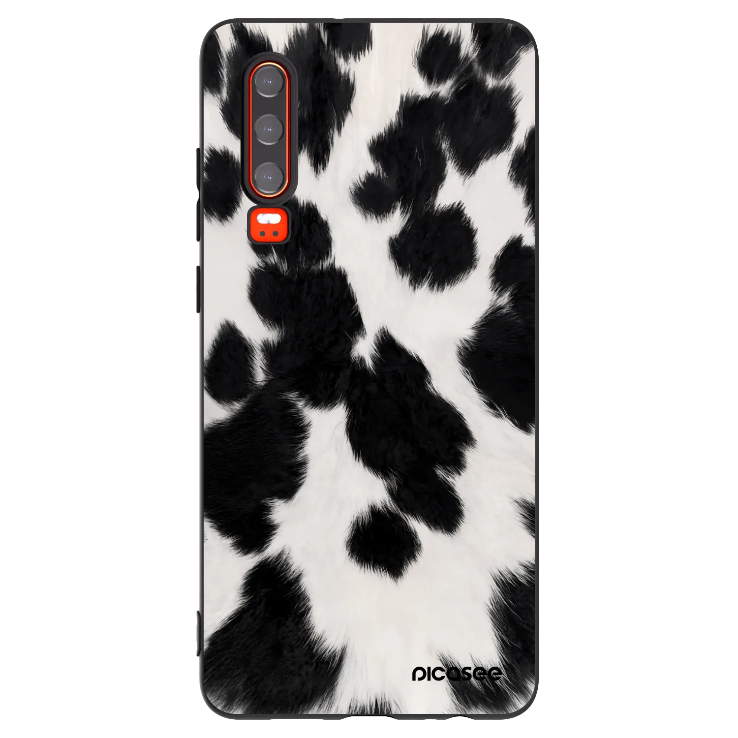 Picasee silikónový čierny obal pre Huawei P30 - Black Moo