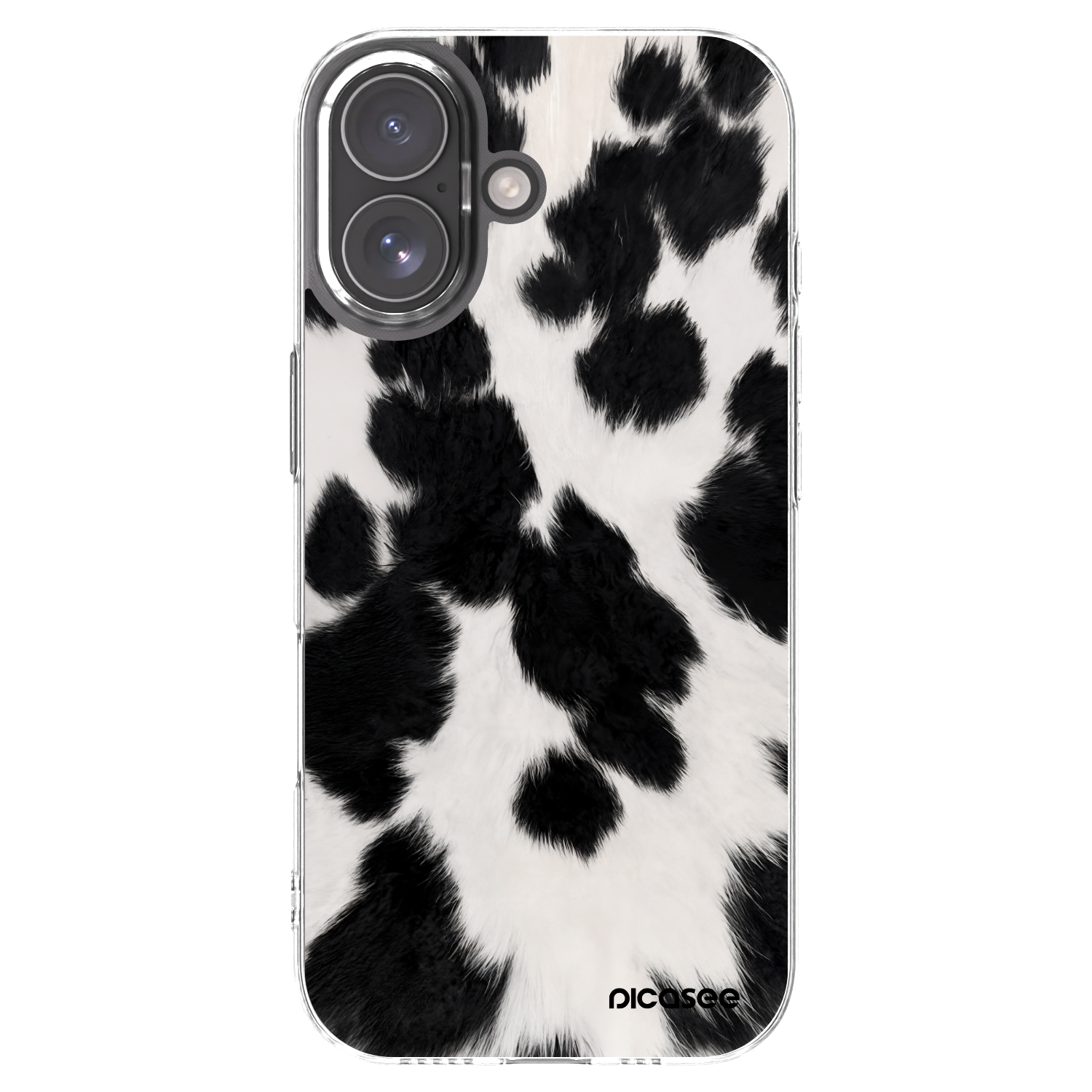 Silikónový prehľadný obal pre Apple iPhone 17 - Black Moo