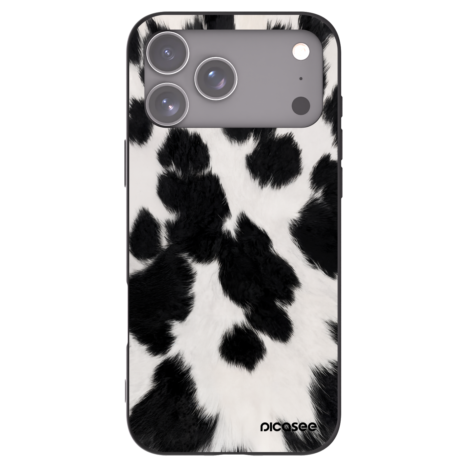 Picasee silikónový čierny obal pre Apple iPhone 17 Pro Max - Black Moo