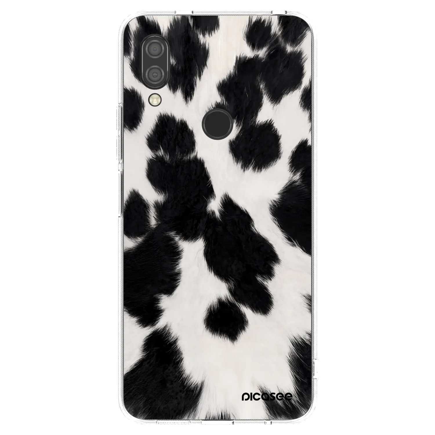 Picasee silikónový prehľadný obal pre Xiaomi Redmi 7 - Black Moo