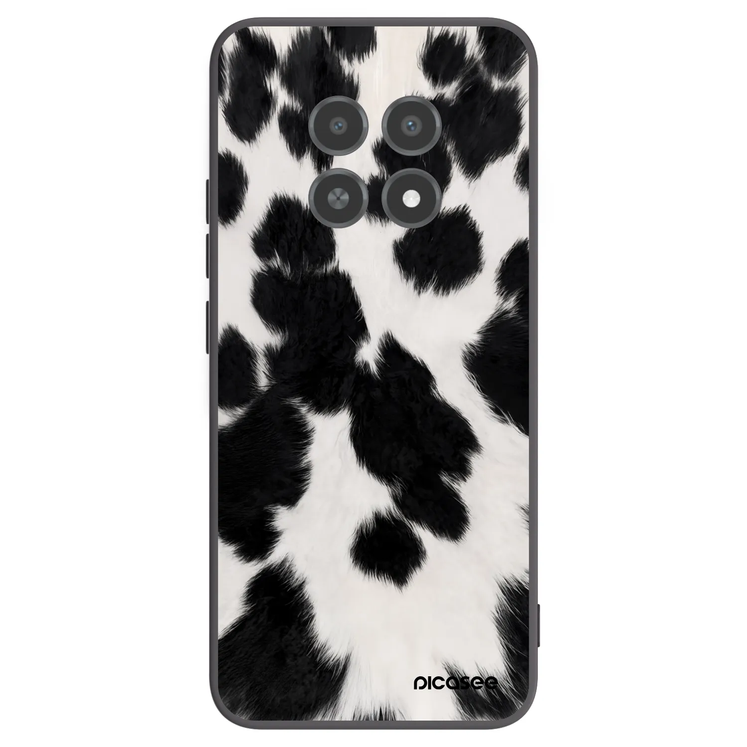 Picasee silikónový čierny obal pre Realme 12X - Black Moo