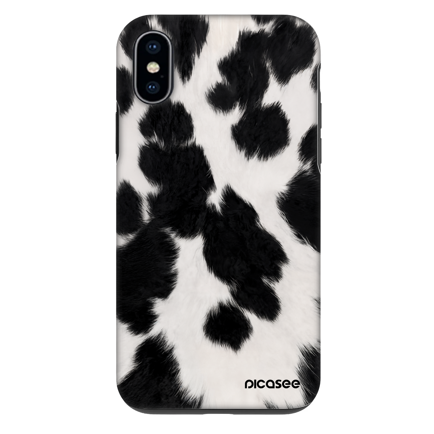 Picasee Fashion Case pre Apple iPhone X/XS - Black Moo