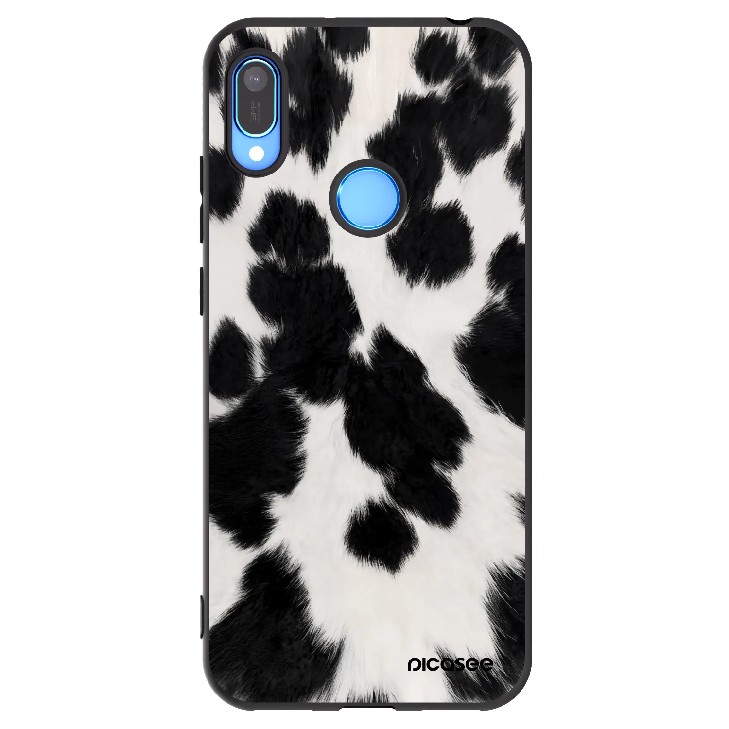 Picasee silikónový čierny obal pre Huawei Y6 2019 - Black Moo
