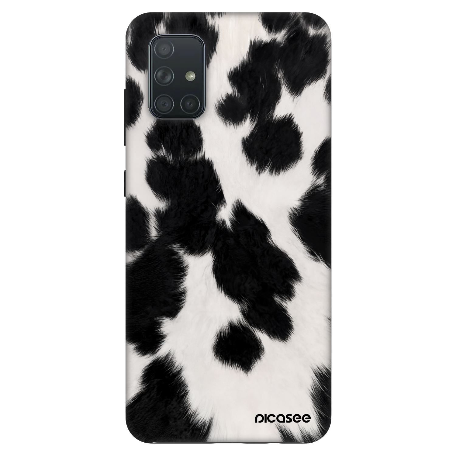 Picasee Fashion Case pre Samsung Galaxy A71 A715F - Black Moo