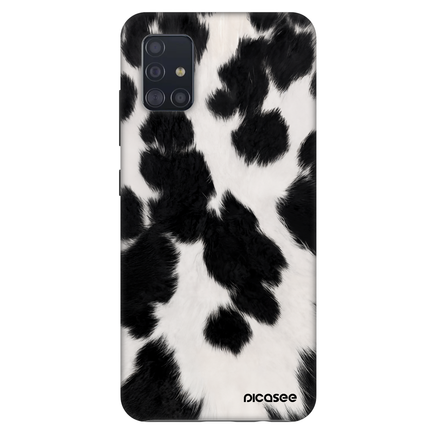 Picasee Fashion Case pre Samsung Galaxy A51 A515F - Black Moo