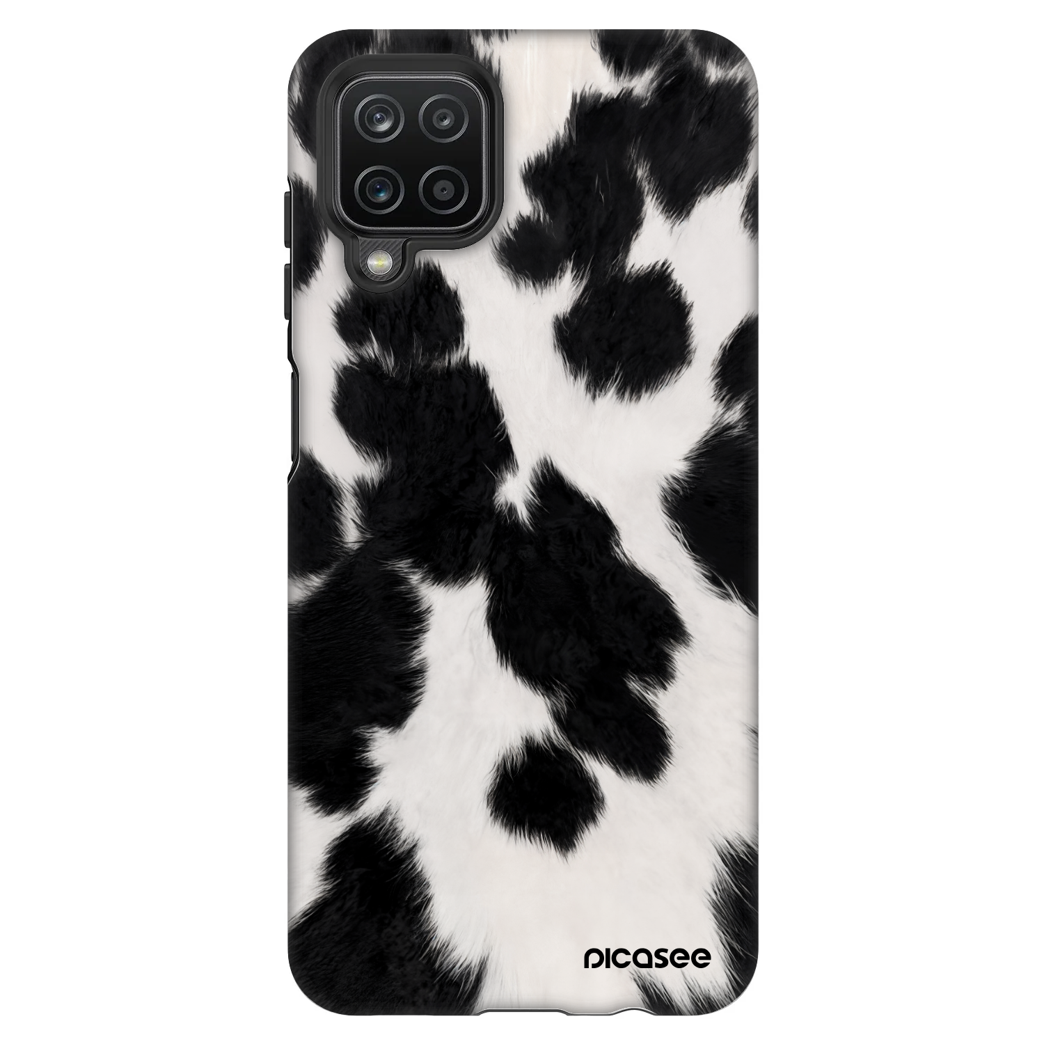 Picasee Fashion Case pre Samsung Galaxy A12 A125F - Black Moo