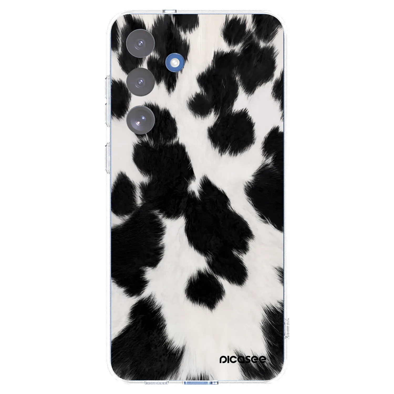Picasee silikónový prehľadný obal pre Samsung Galaxy S25 FE 5G - Black Moo