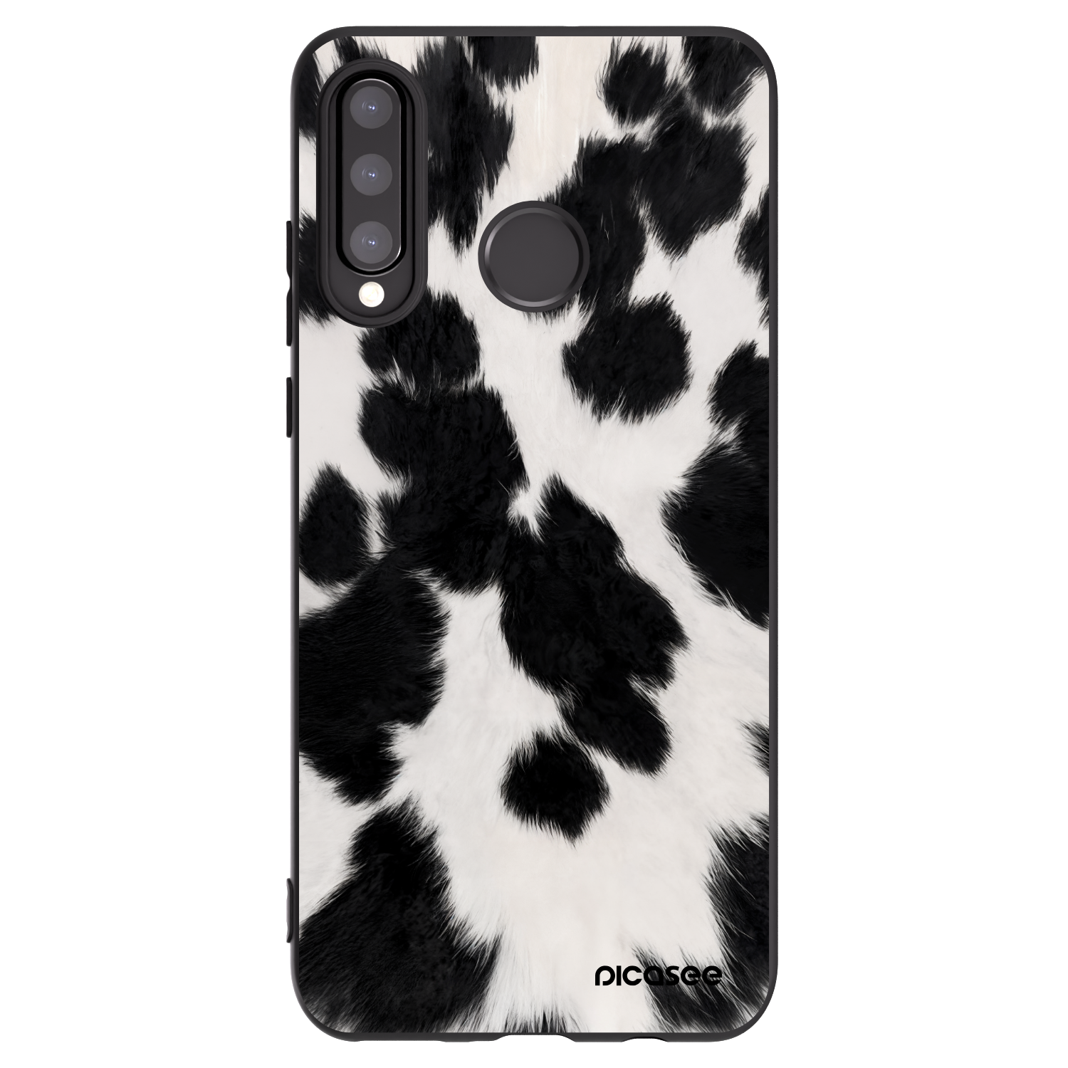 Picasee silikónový čierny obal pre Huawei P30 Lite - Black Moo