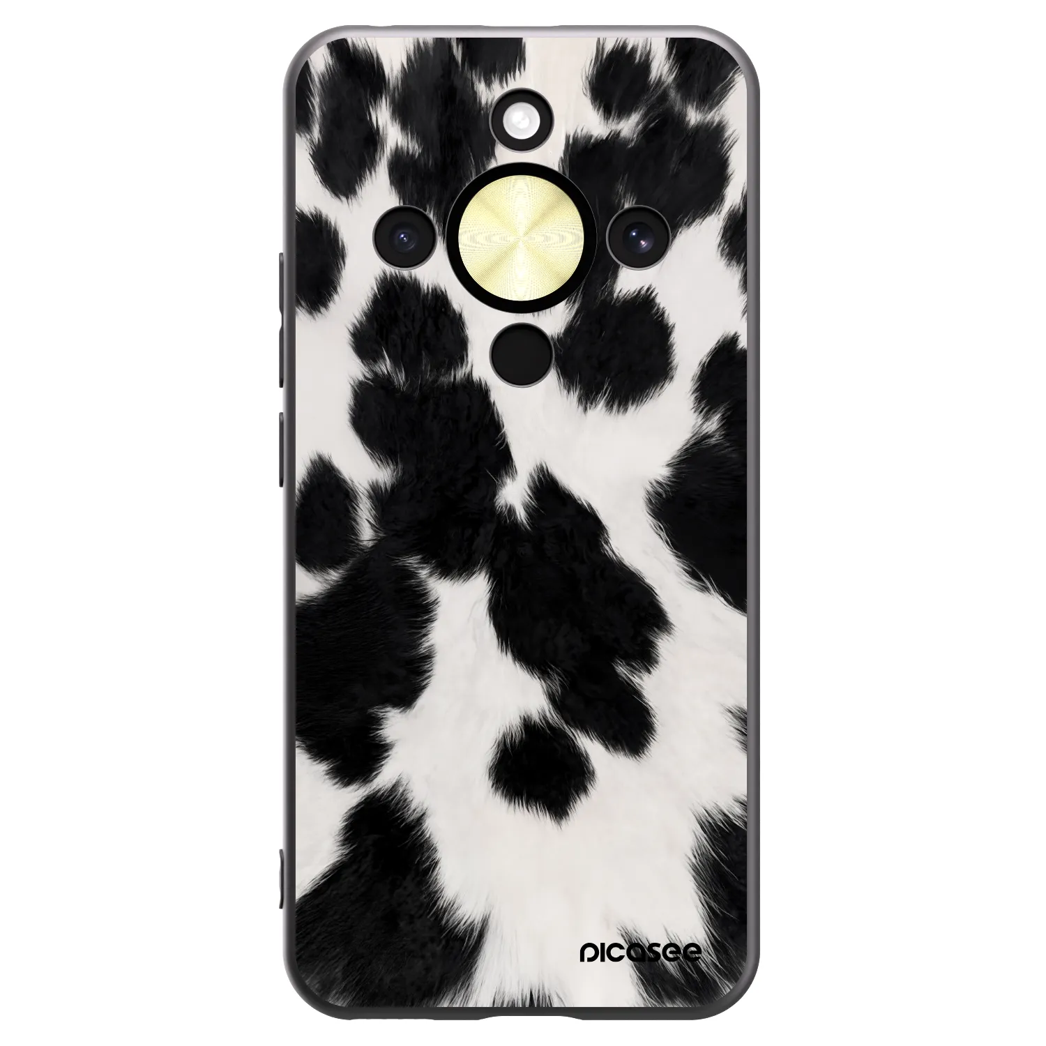 Picasee silikónový čierny obal pre Honor Magic8 Lite 5G - Black Moo