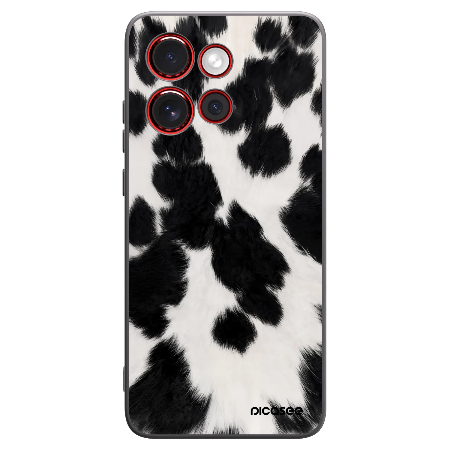 Picasee silikónový čierny obal pre Motorola Edge 60 Neo 5G - Black Moo
