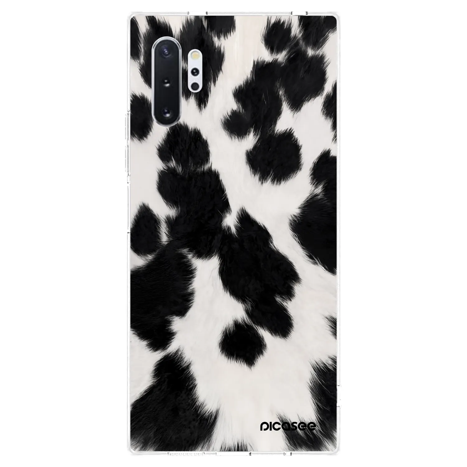 Picasee silikónový prehľadný obal pre Samsung Galaxy Note 10+ N975F - Black Moo
