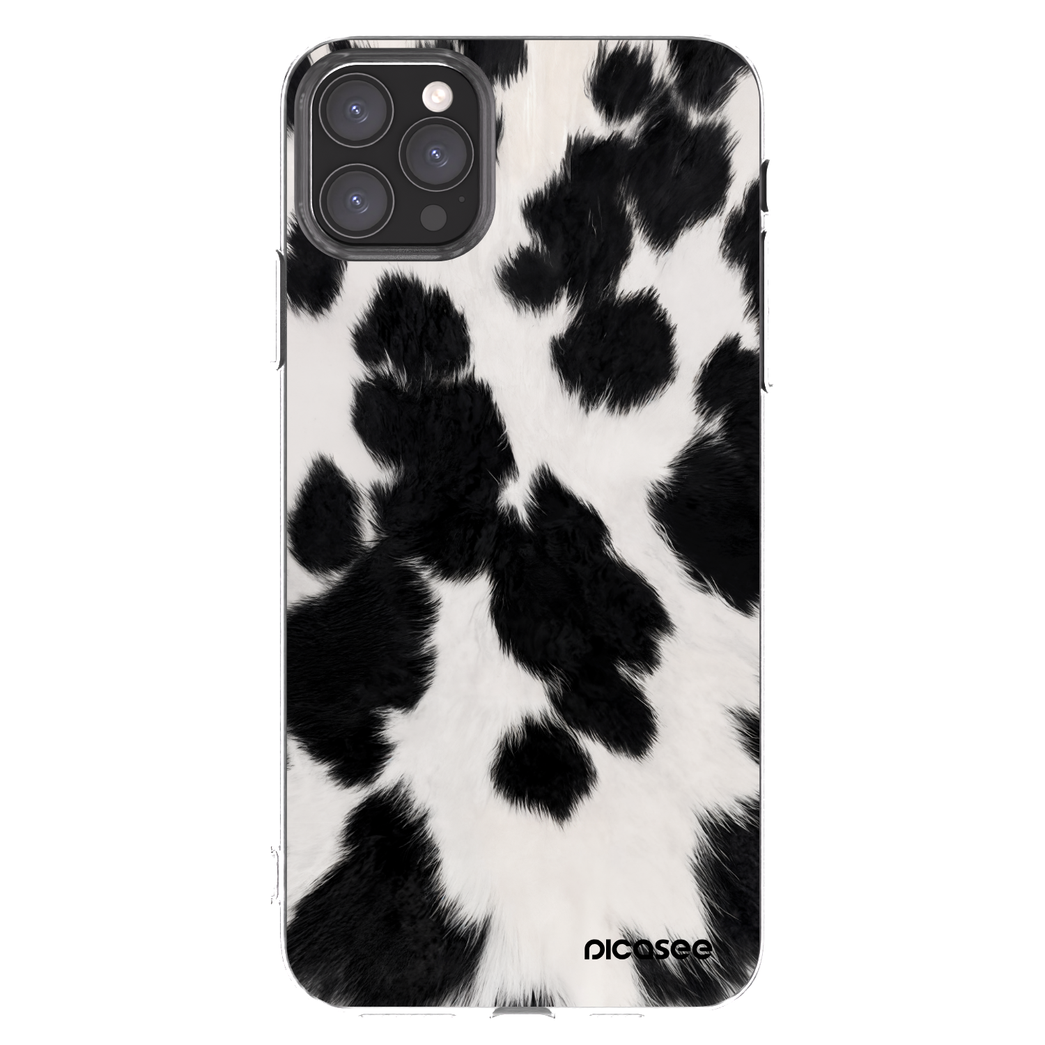 Picasee silikónový prehľadný obal pre Apple iPhone 11 Pro Max - Black Moo