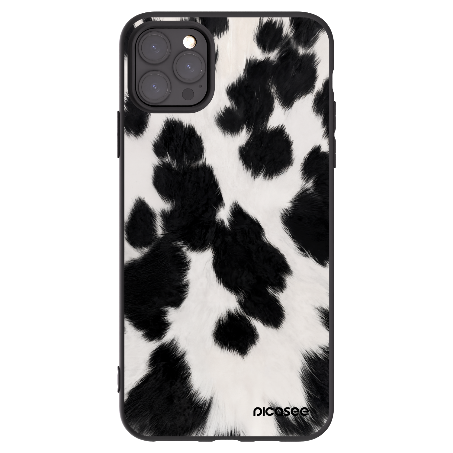 Picasee silikónový čierny obal pre Apple iPhone 11 Pro Max - Black Moo