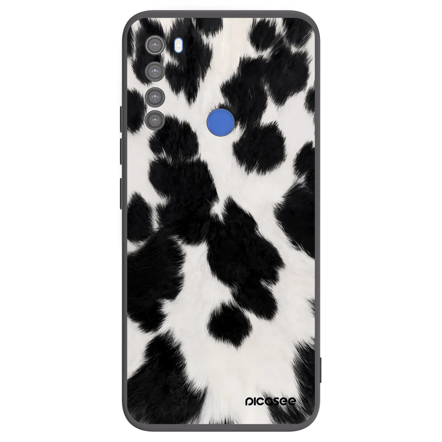 Picasee silikónový čierny obal pre Xiaomi Redmi Note 8T - Black Moo