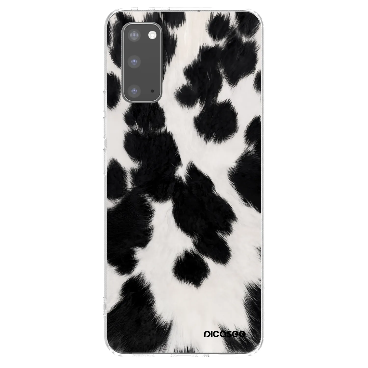 Picasee silikónový prehľadný obal pre Samsung Galaxy S20 G980F - Black Moo
