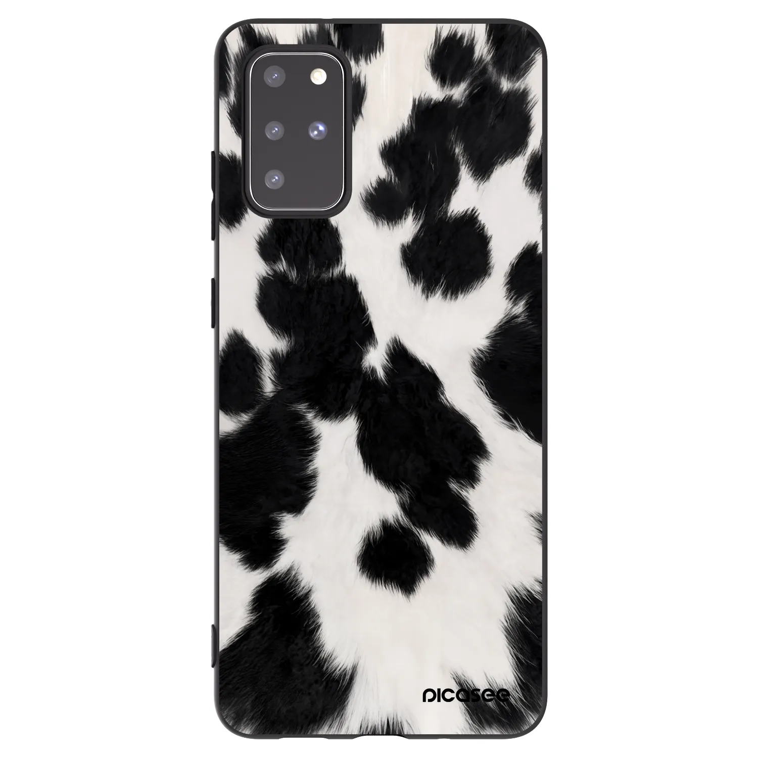 Picasee silikónový čierny obal pre Samsung Galaxy S20+ G985F - Black Moo