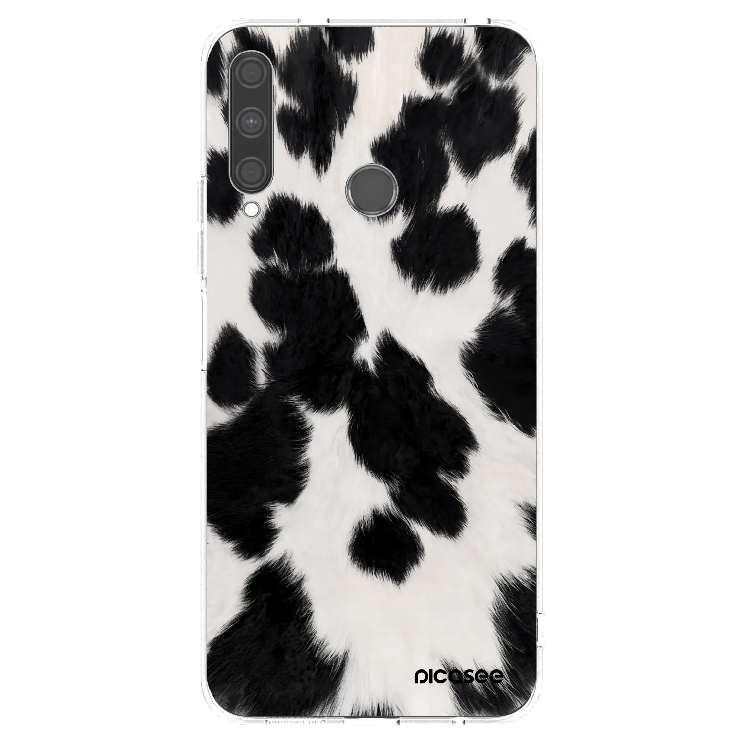Picasee silikónový prehľadný obal pre Huawei P40 Lite E - Black Moo