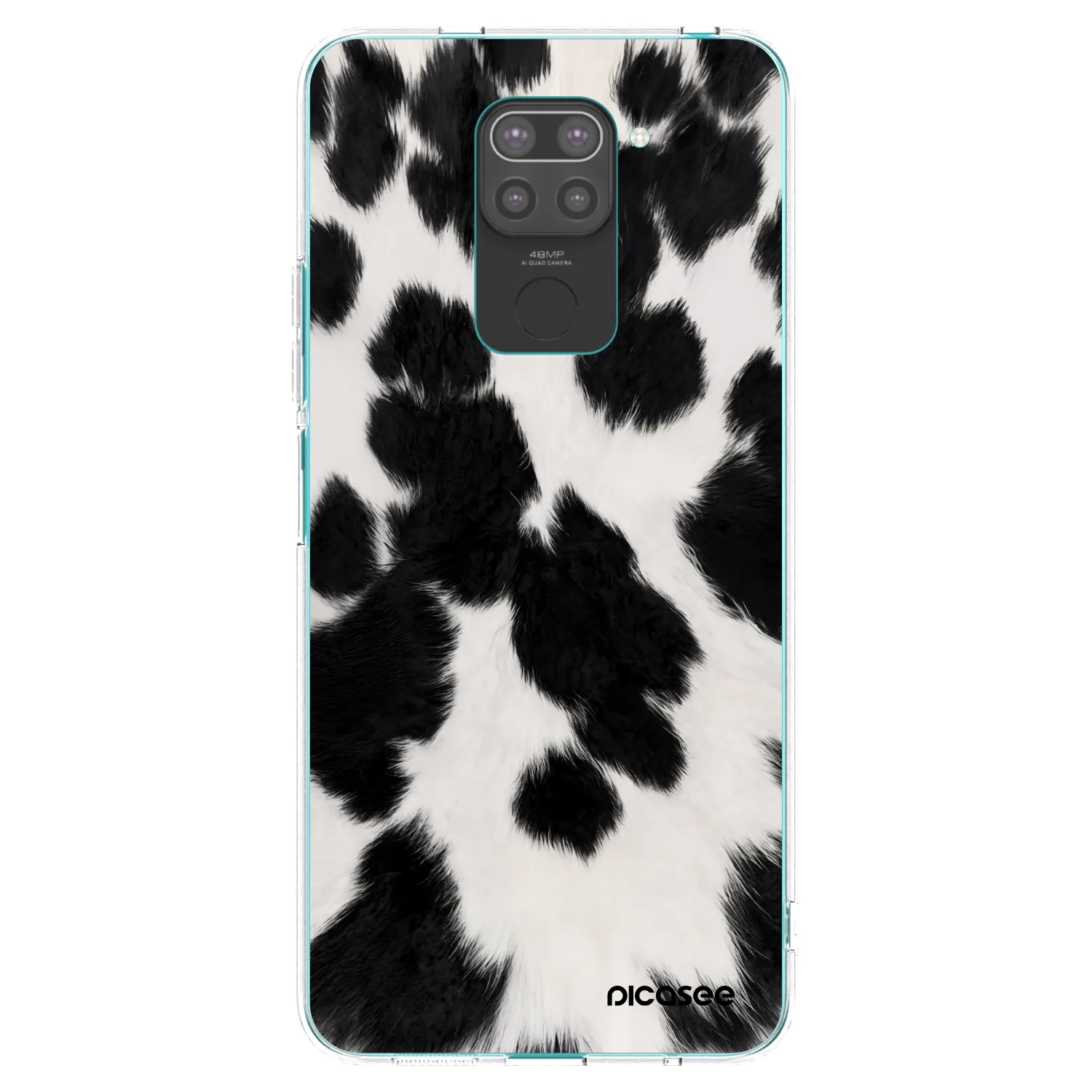 Picasee silikónový čierny obal pre Xiaomi Redmi Note 9 - Black Moo