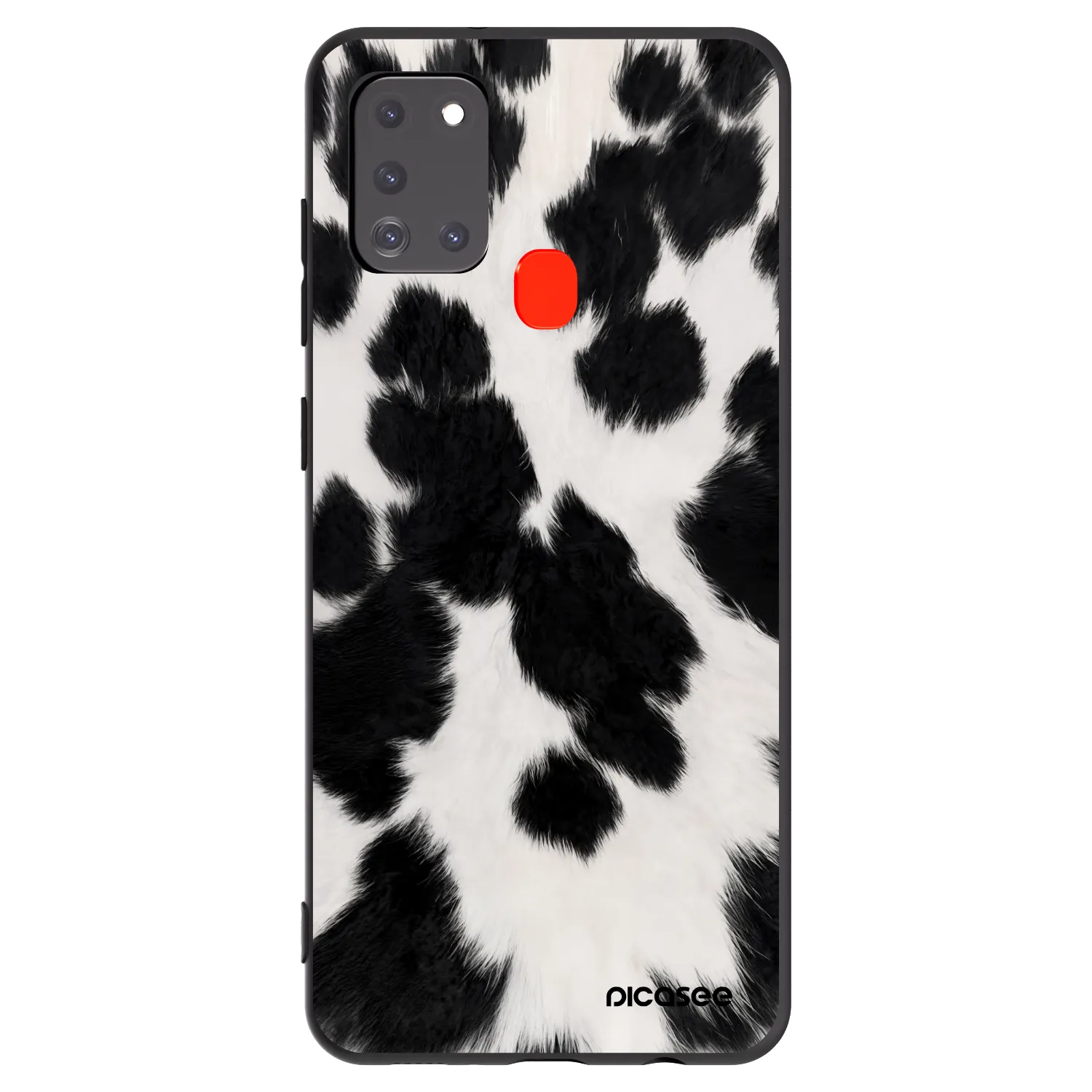 Picasee silikónový čierny obal pre Samsung Galaxy A21s - Black Moo