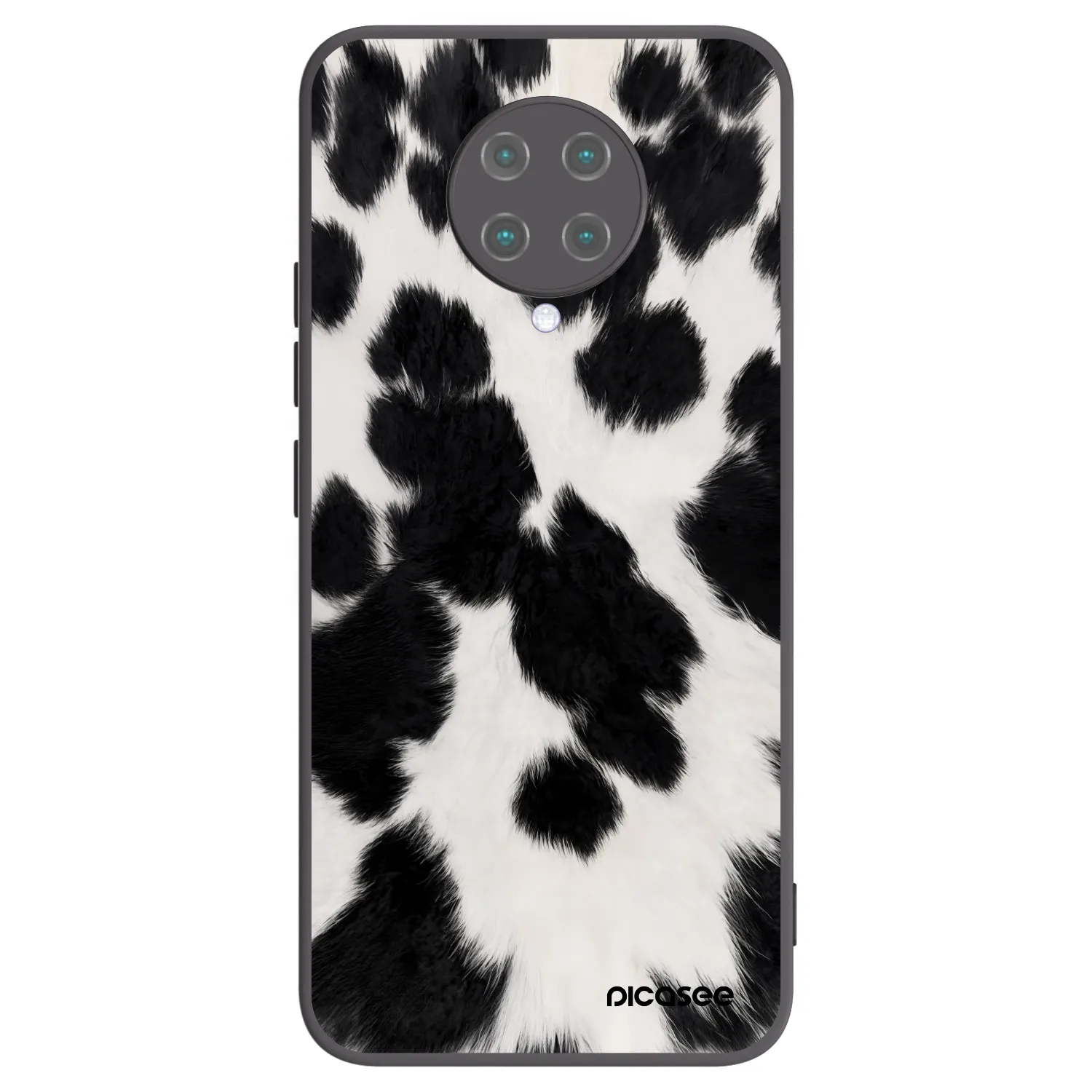 Picasee silikónový čierny obal pre Xiaomi Poco F2 Pro - Black Moo