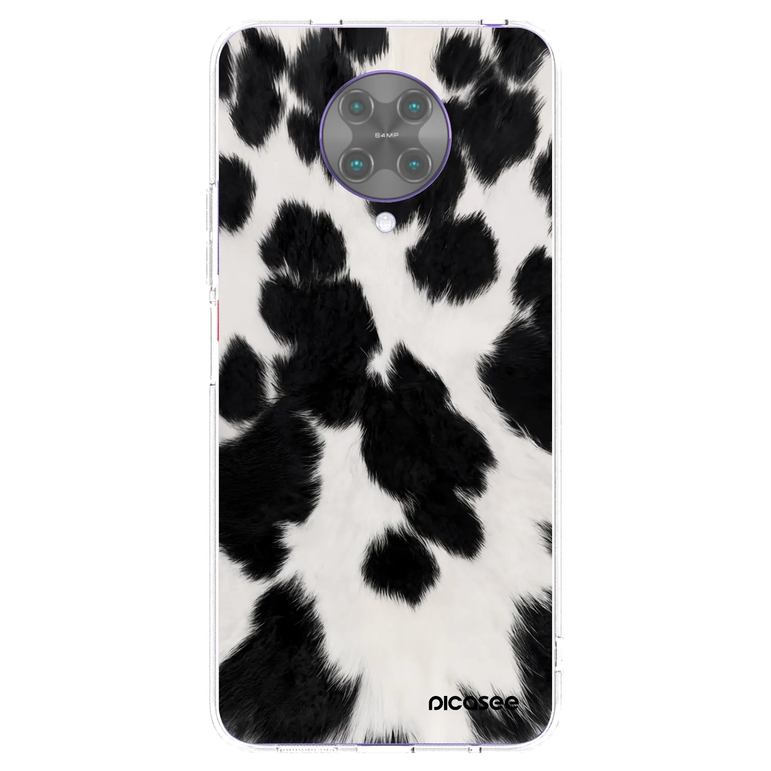 Silikónový prehľadný obal pre Xiaomi Poco F2 Pro - Black Moo