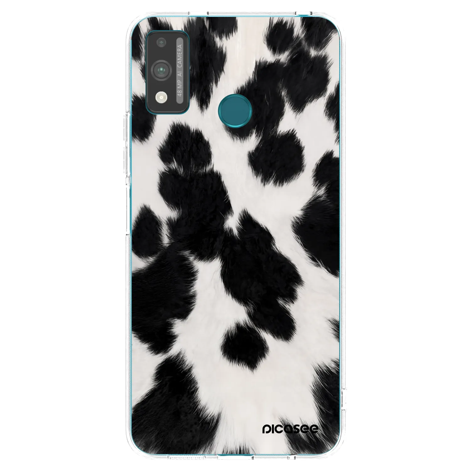 Picasee silikónový prehľadný obal pre Honor 9X Lite - Black Moo
