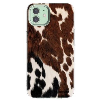 Picasee silikónový prehľadný obal pre Apple iPhone 12 - Rust