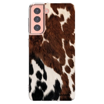 Picasee silikónový prehľadný obal pre Samsung Galaxy S21 5G G991B - Rust