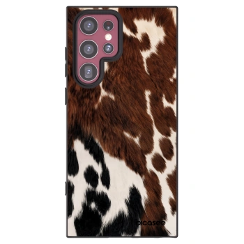 Picasee silikónový čierny obal pre Samsung Galaxy S22 Ultra 5G - Rust
