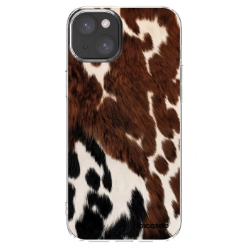 Picasee silikónový prehľadný obal pre Apple iPhone 15 Plus - Rust