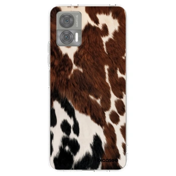 Picasee silikónový prehľadný obal pre Motorola Edge 30 Neo - Rust